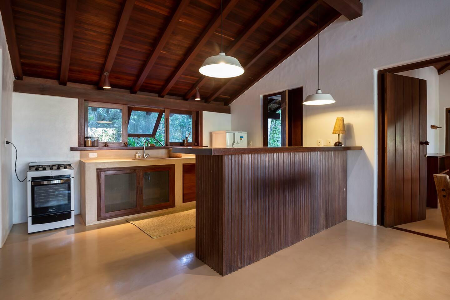 Linda casa pé na areia na praia de Itapororoca