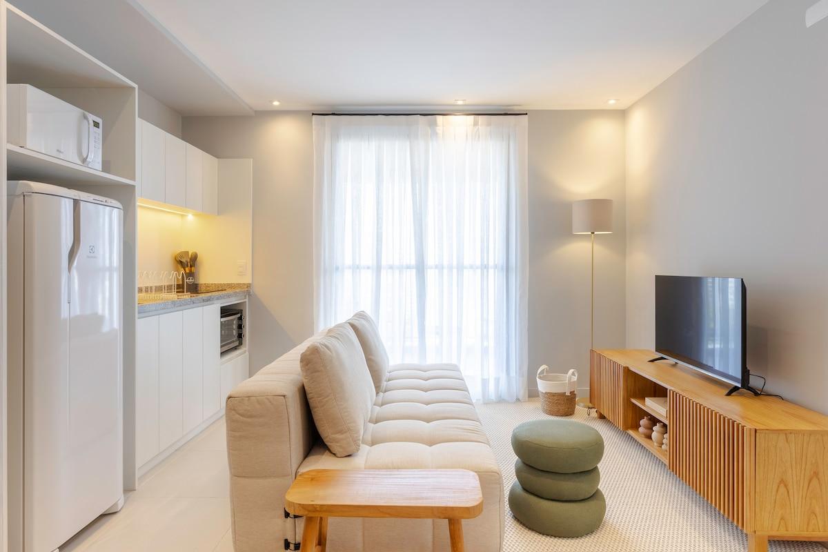 Apartamento de 2 Habitaciones en Vila Mariana, con Estacionamiento y Gimnasio