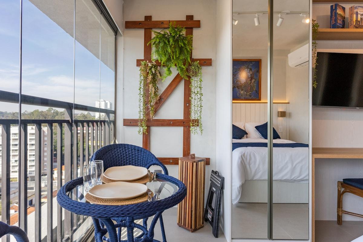 Apartamento en Brooklin con Gimnasio y Sala de Juegos