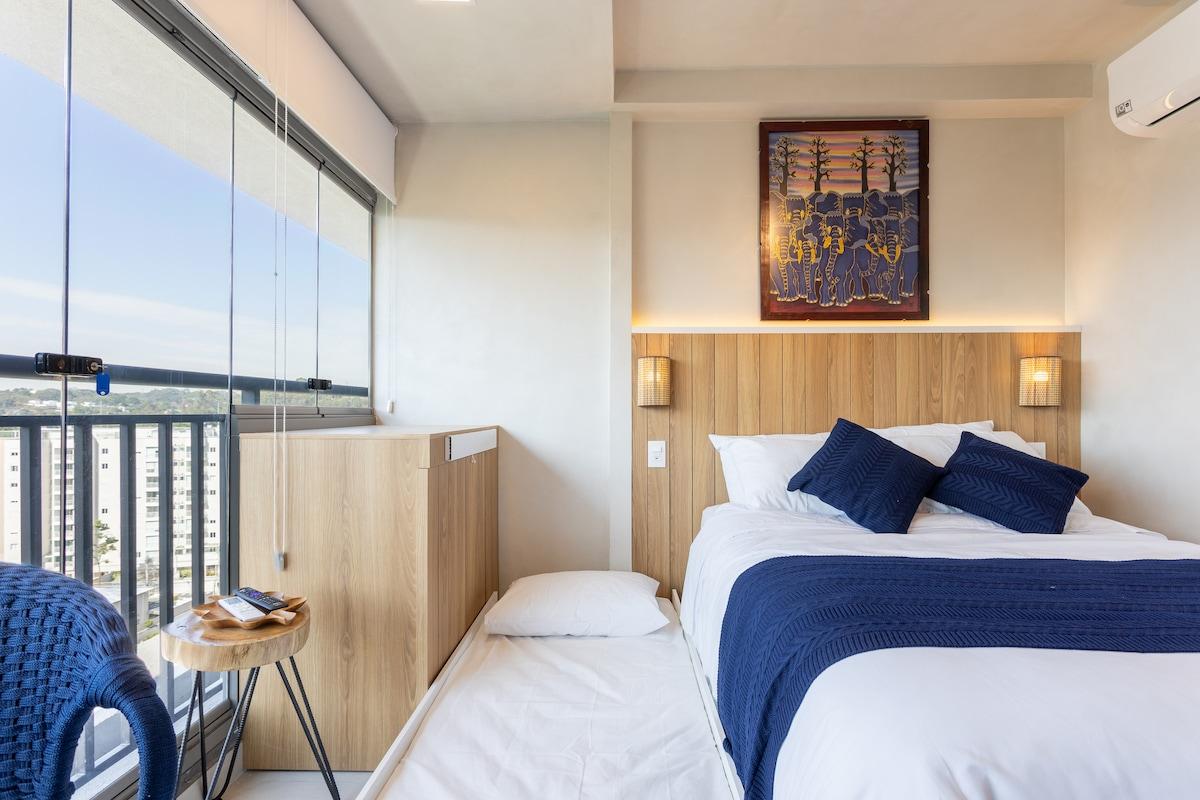 Apartamento en Brooklin con Gimnasio y Sala de Juegos