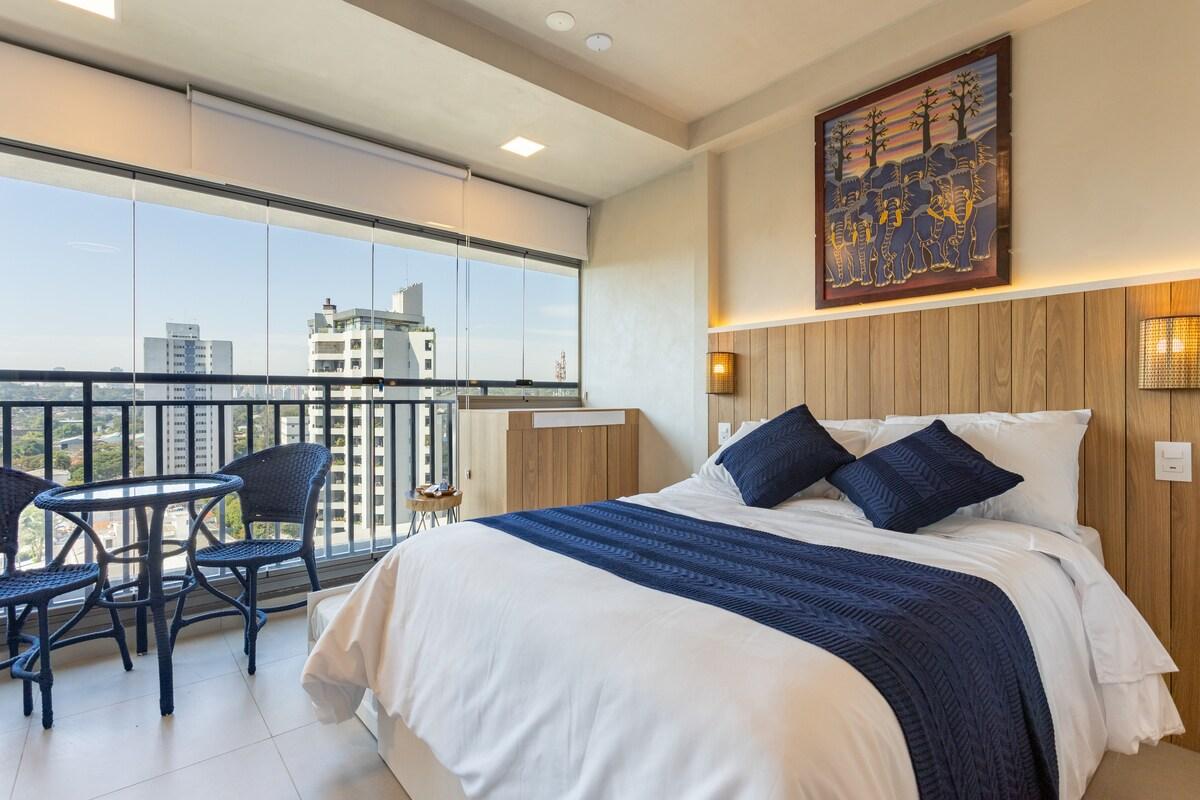 Apartamento en Brooklin con Gimnasio y Sala de Juegos