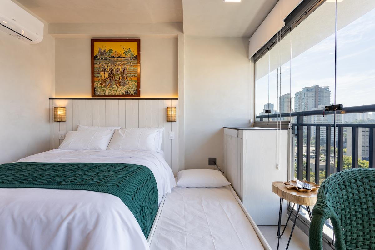 Apartamento no Brooklin com Academia e Sala de Jogos