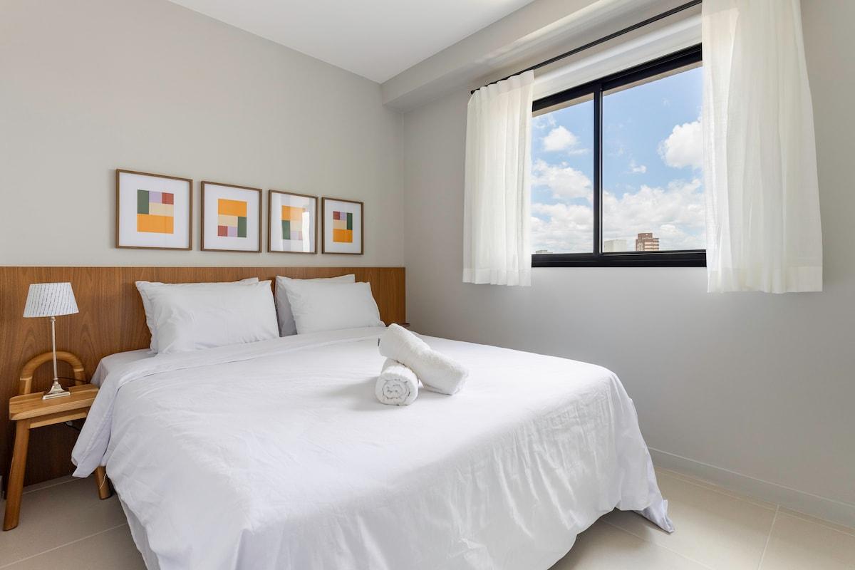 Apartamento de 2 Habitaciones en Vila Mariana, con Estacionamiento y Gimnasio