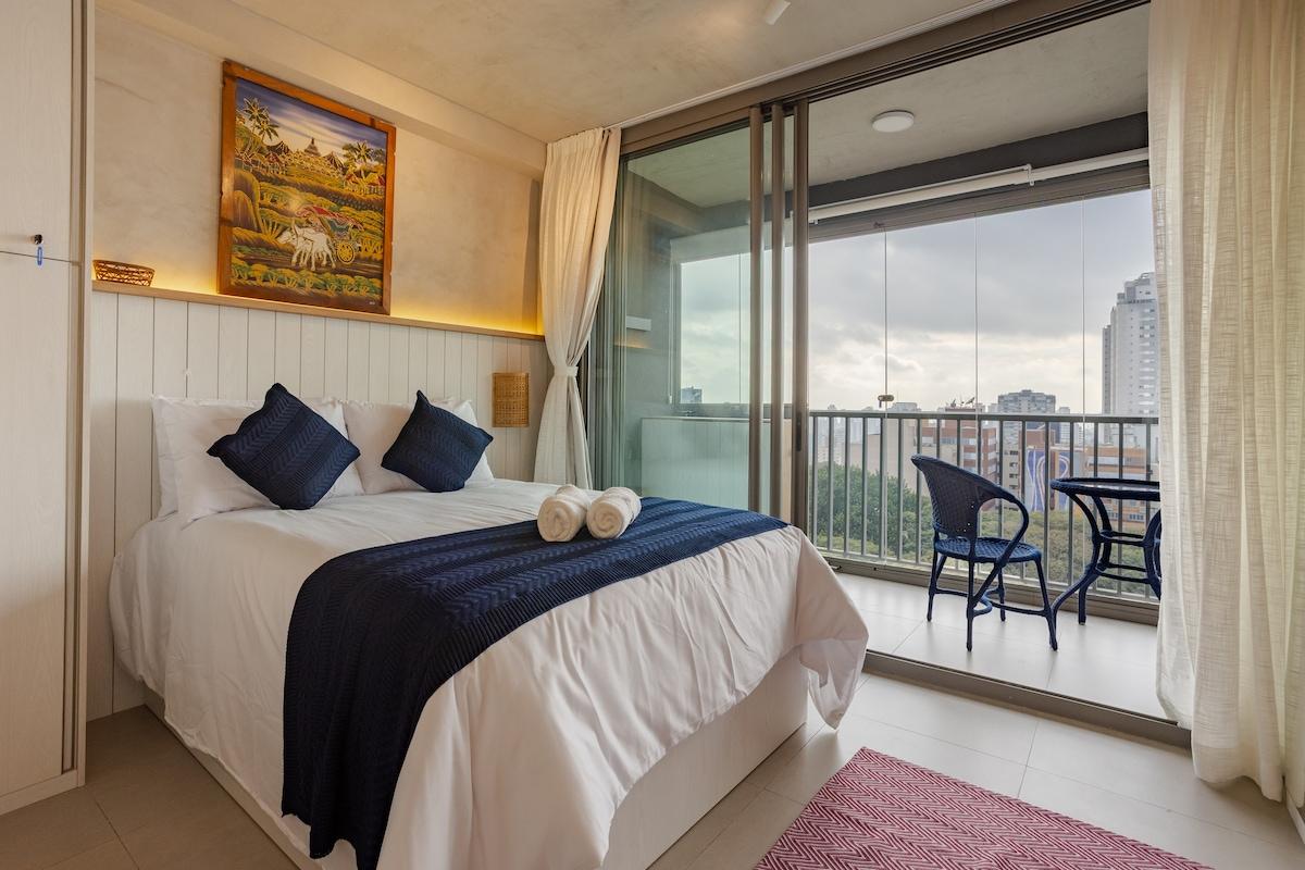 Apartamento en Vila Mariana con Gimnasio y Balcón