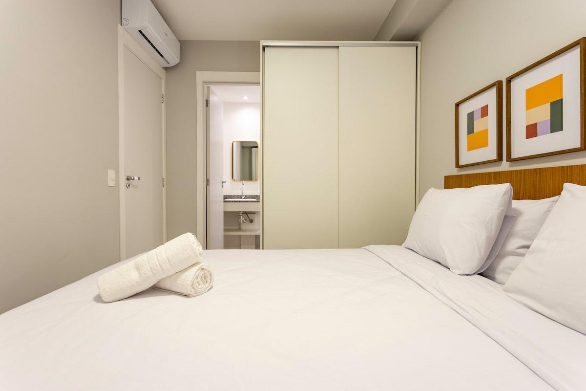Apartamento com 2 Quartos e Suíte na Vila Mariana, Vaga e Academia