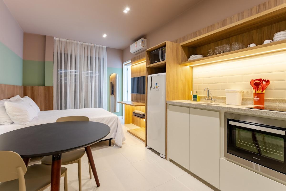 Apartment in Campo Belo with Pool and Gym
