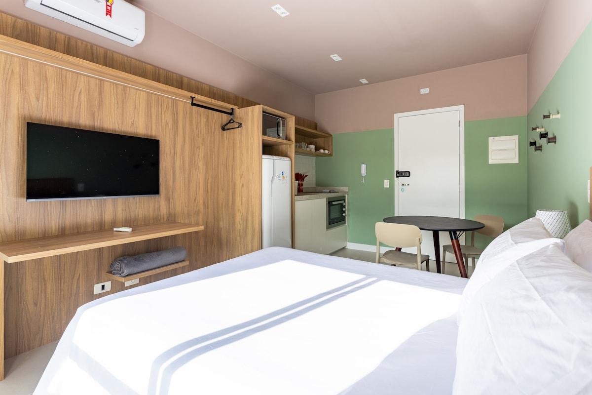 Apartment in Campo Belo with Pool and Gym