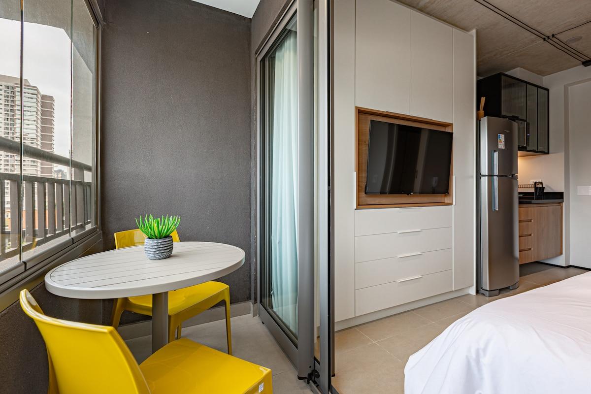 Fully Equipped Apartment in Brooklin, 200m from the Metro