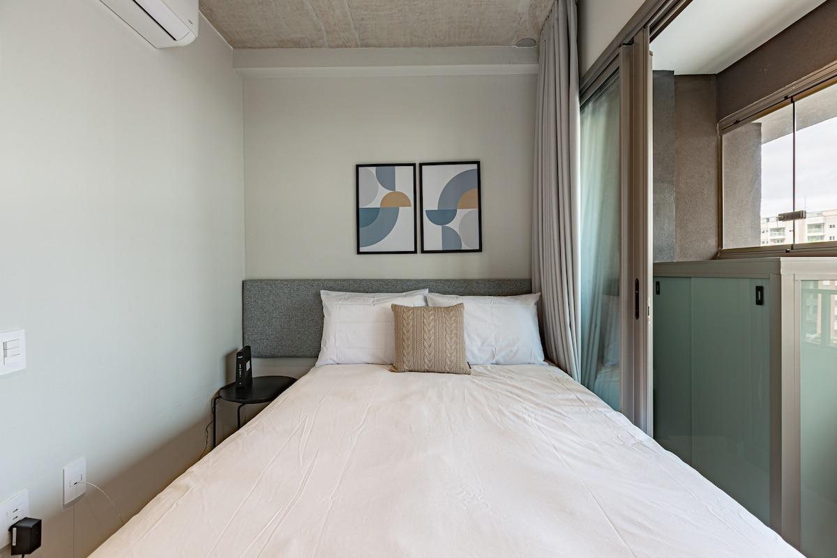 Fully Equipped Apartment in Brooklin, 200m from the Metro