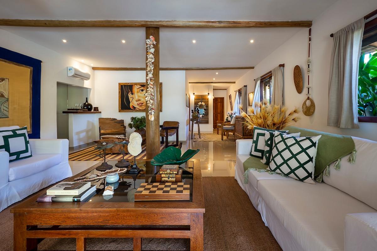 Paraíso em Trancoso, Villa com Staff, 7 Quartos e Piscina