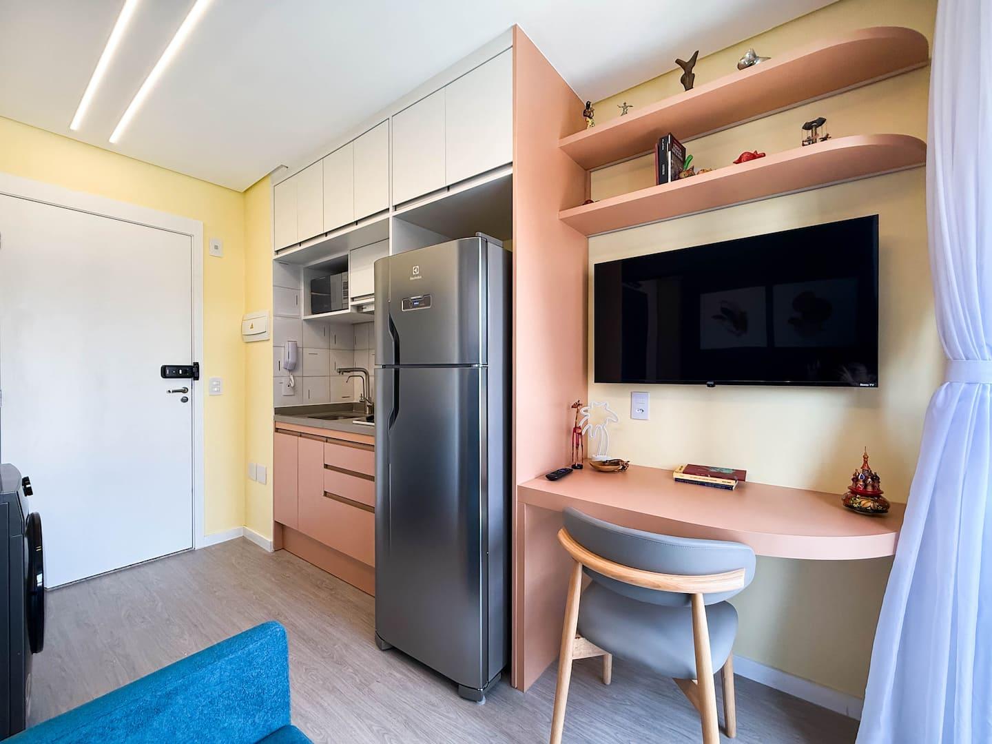 Full apartment in Vila Olímpia! Pool and gym
